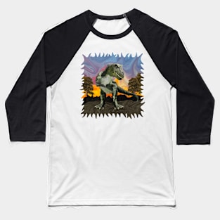 Tyrannosaurus Rex at the Twilight Hour Baseball T-Shirt